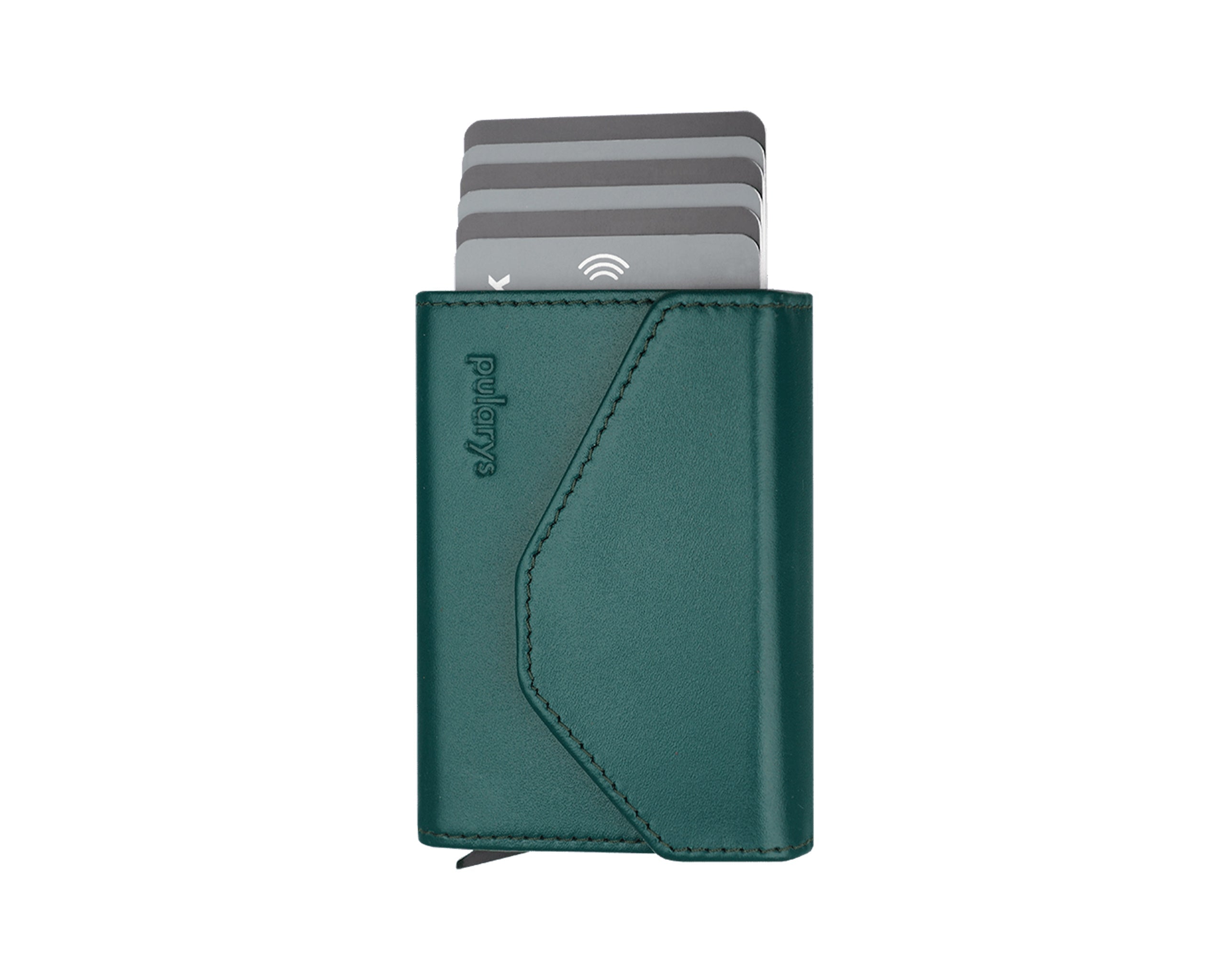 Pularys PORTER Go Wallet - Italia Leather in Green