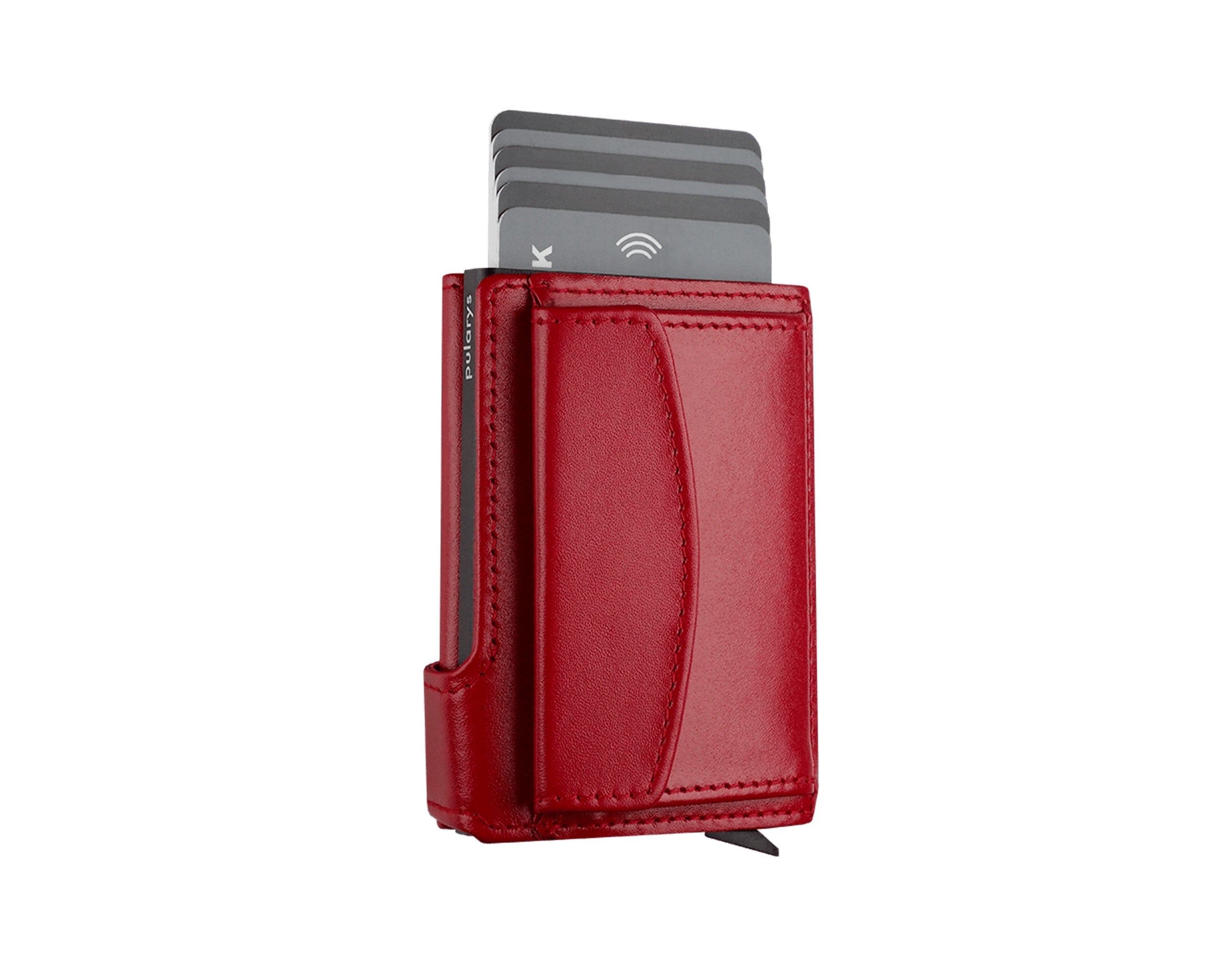 Pularys SOLO Max Wallet - Italia Leather in Red