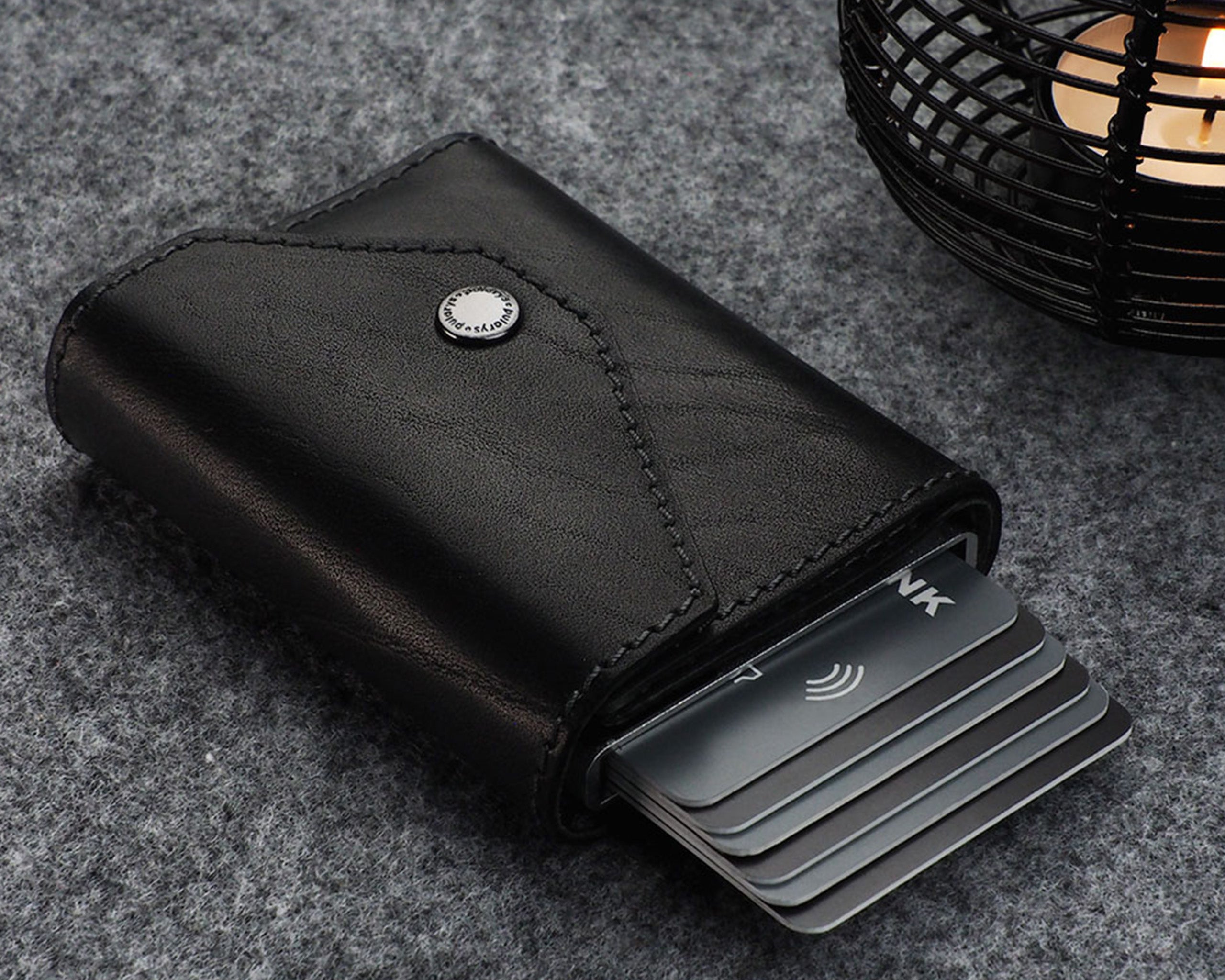 Pularys PORTER Go Wallet - Nomad Leather in Black