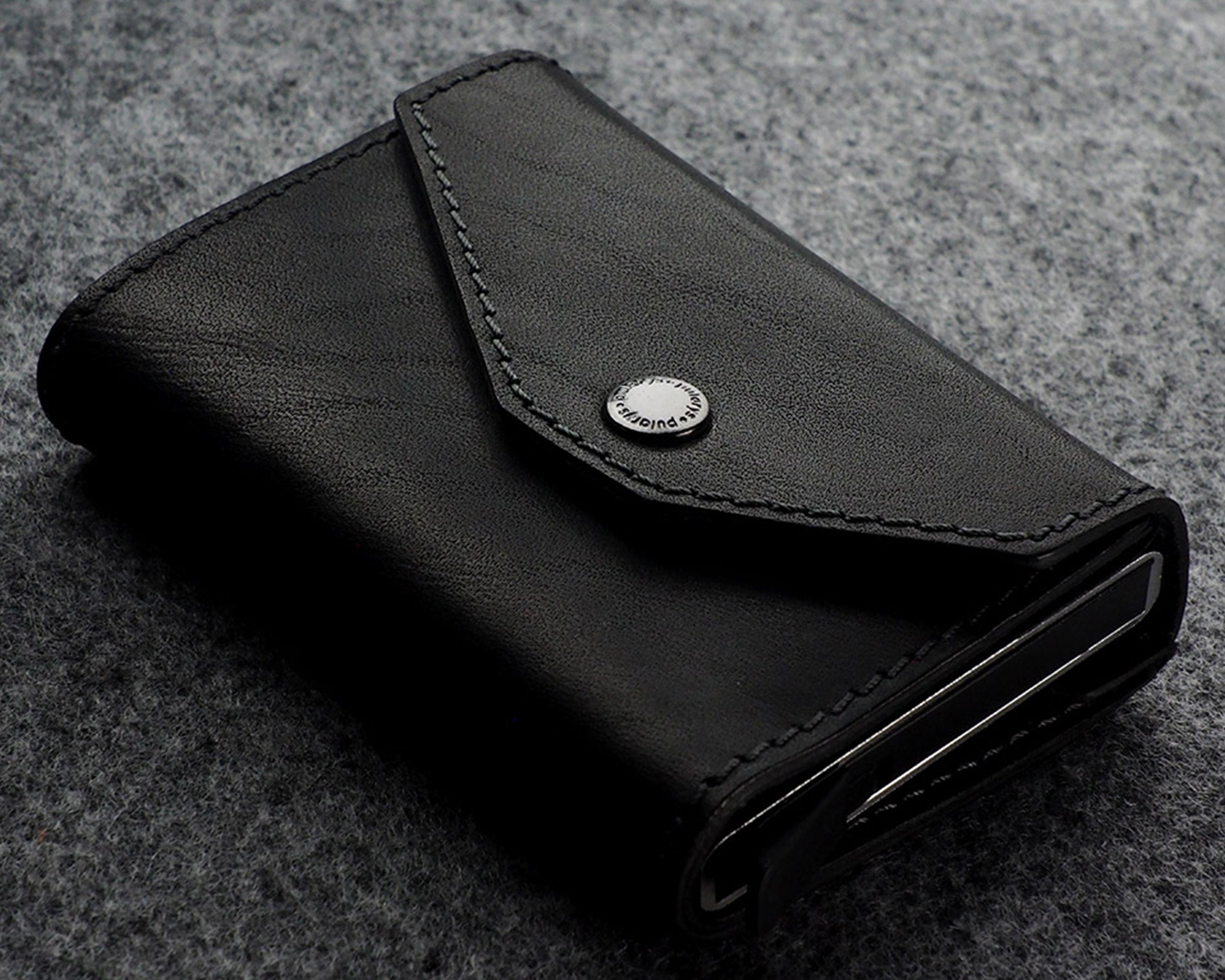 Pularys PORTER Go Wallet - Nomad Leather in Black