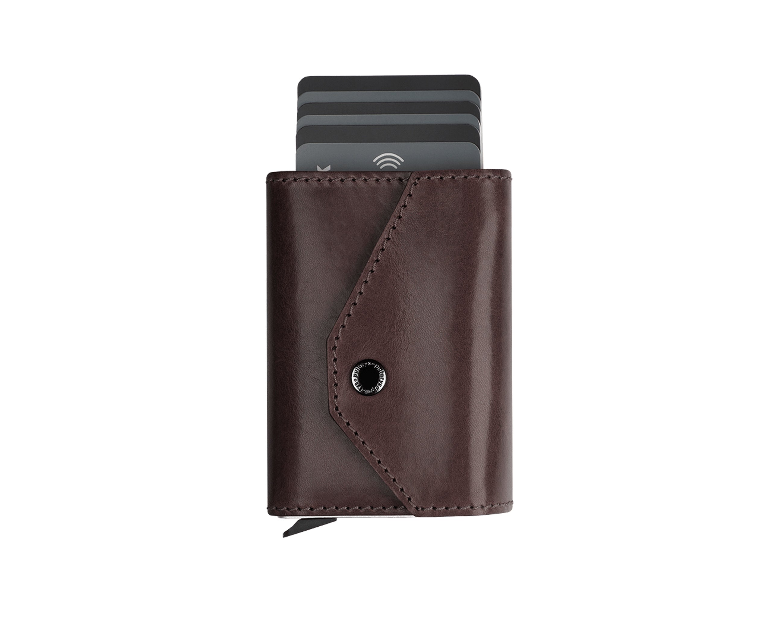 Pularys PORTER Go Wallet - Nomad Leather in Brown