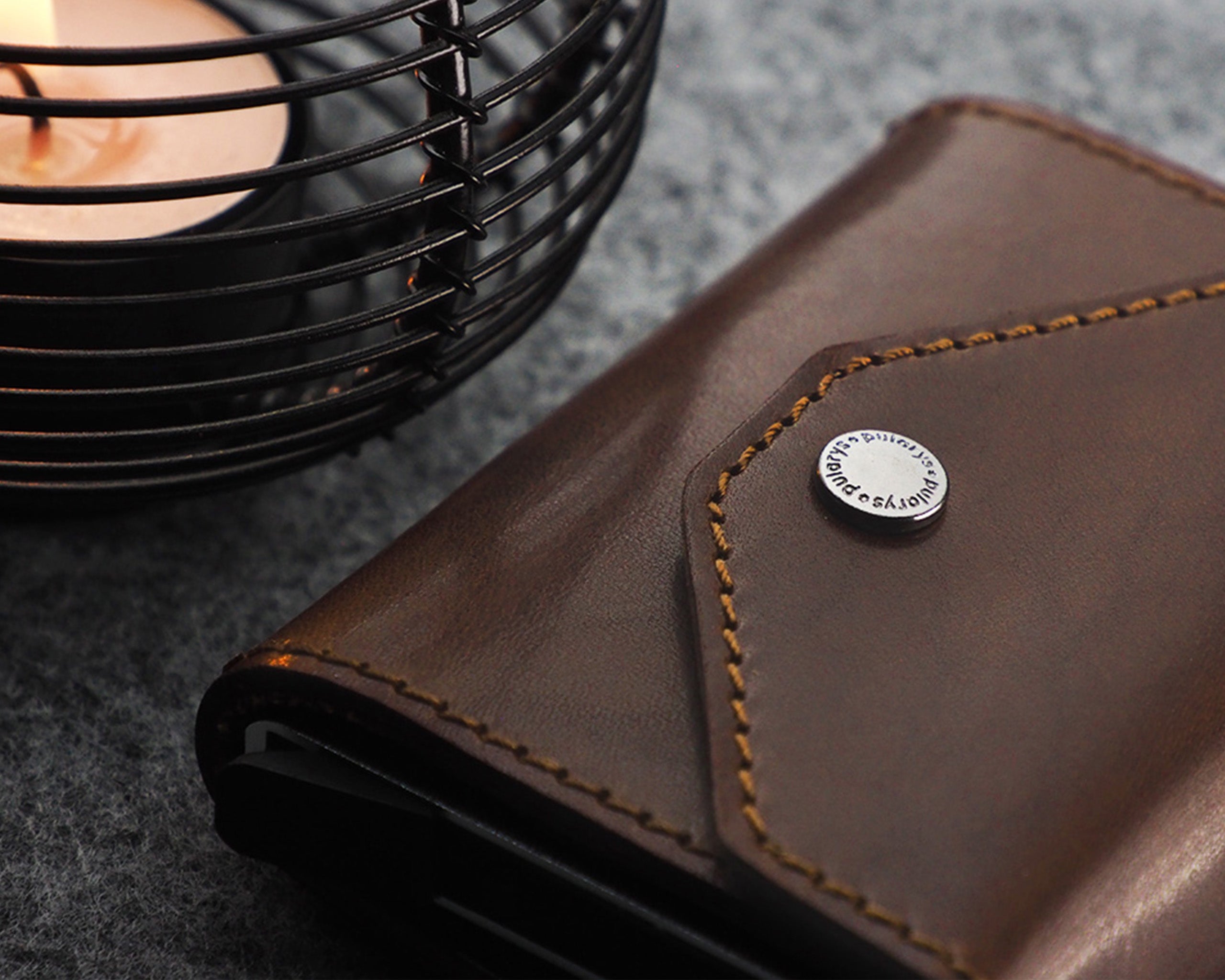 Pularys PORTER Go Wallet - Nomad Leather in Brown