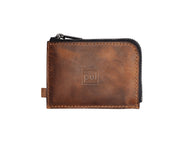 Pularys OLDTIMER SLIM Wallet - Vintage Saddle Leather in Brown
