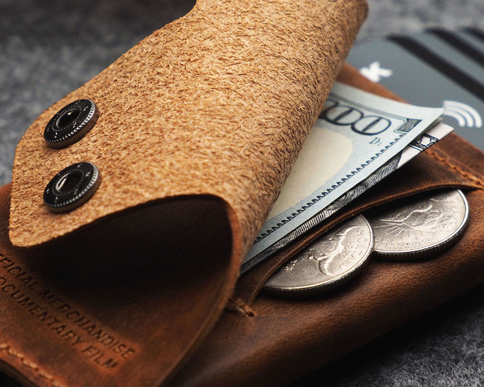 Pularys FUNKY Wallet - Cowboy Capitol Decor in Brown