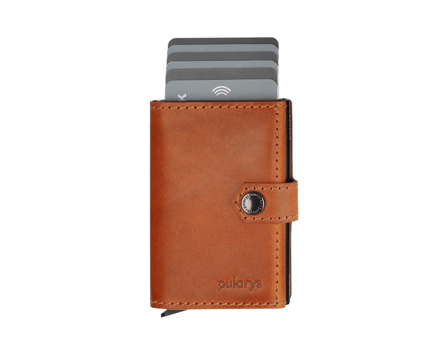 Pularys HIKER Wallet - Nomad Leather in Cognac