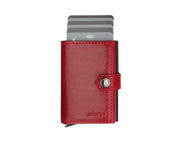 Pularys HIKER Wallet - Nomad Leather in Red