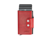 Pularys DOPPIO Wallet - Nomad Leather in Red