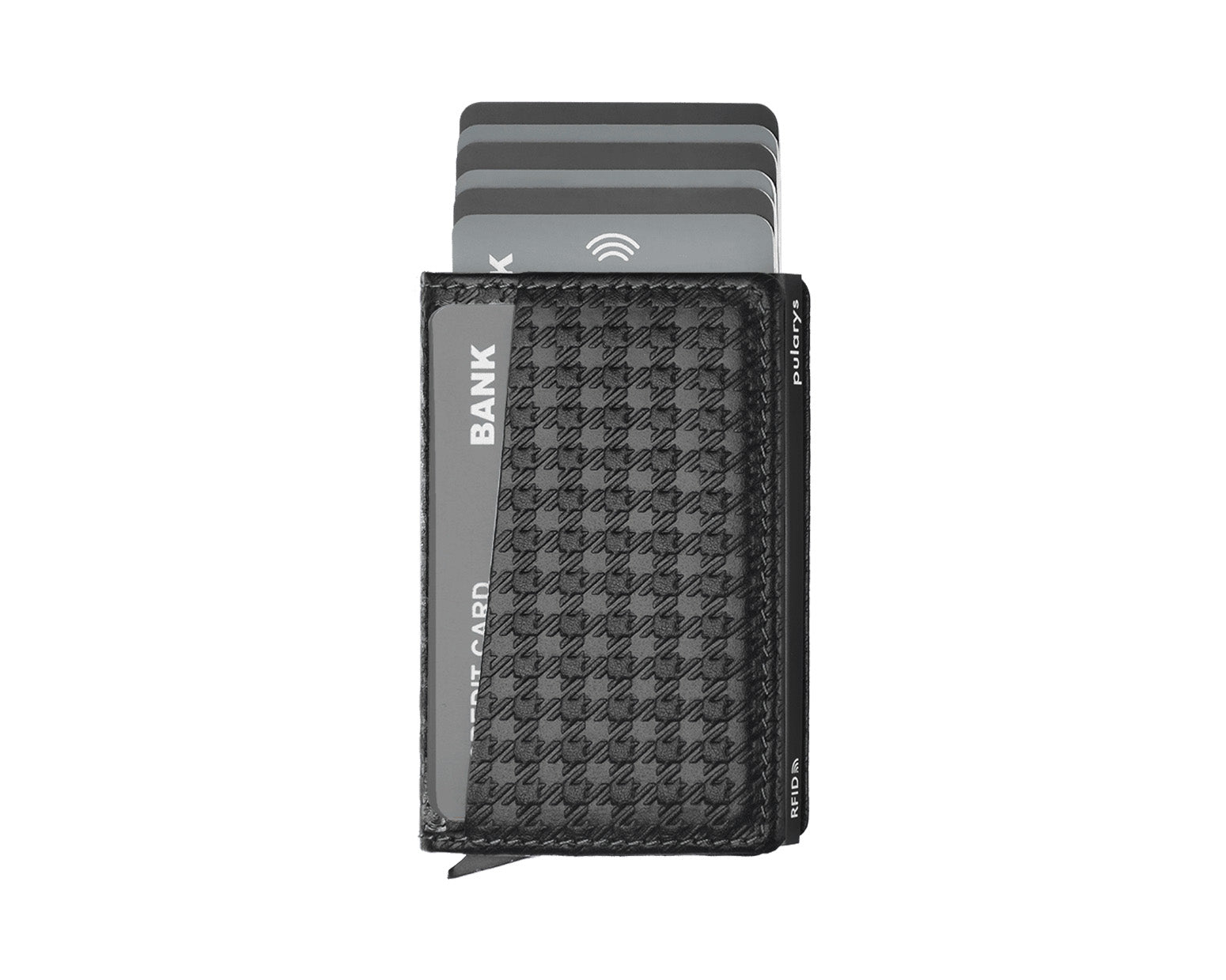 Pularys KANGOO Wallet - Pepit Decor in Black