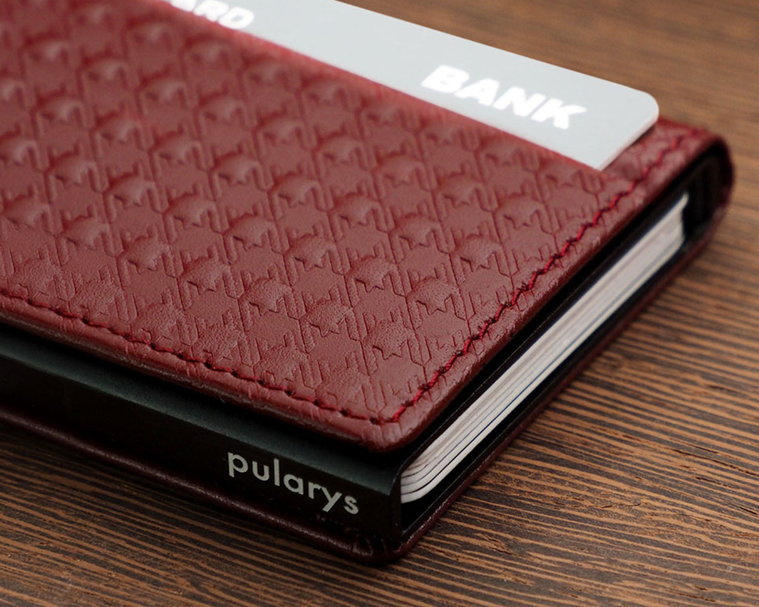 Pularys KANGOO Wallet - Pepit Decor in Cherry