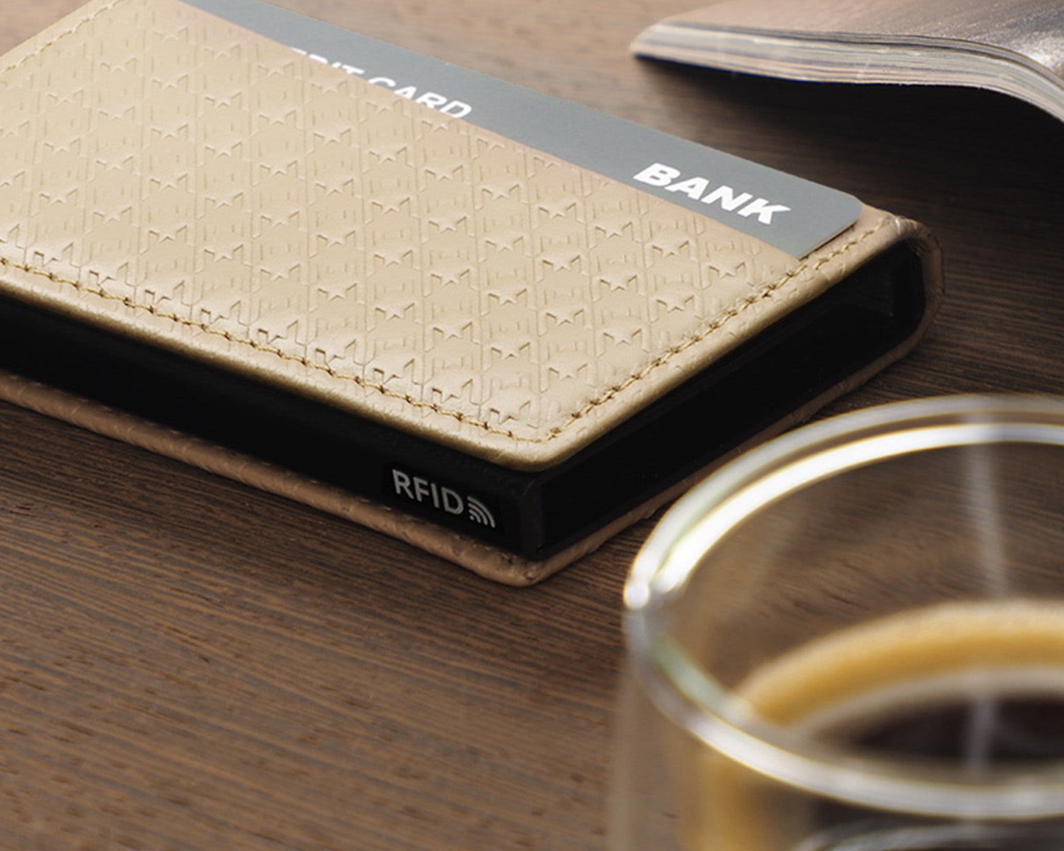 Pularys KANGOO Wallet - Pepit Decor in Beige