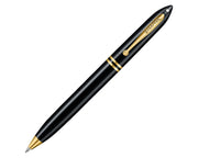 Sheaffer Balance III Black Ballpoint Pen with Gold Trim